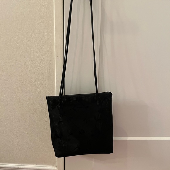 Vintage Browns evening nylon embroidered tote bag - Picture 3 of 11